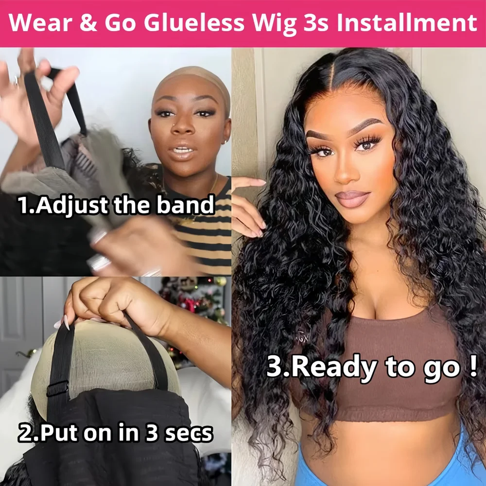 Water Wave Human Hair Wig | 200% Density