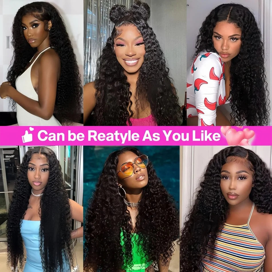 Water Wave Human Hair Wig | 200% Density