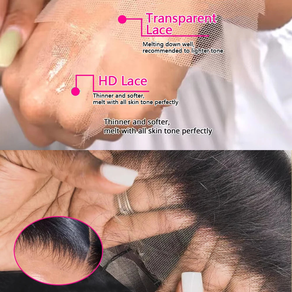 Straight Glueless Human Hair Wig | 7x6 HD Lace