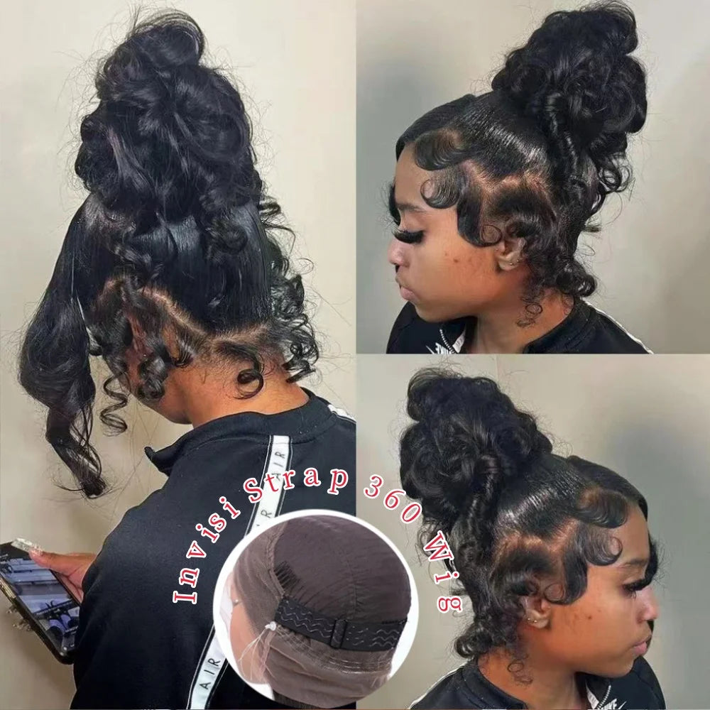 Body Wave Human Hair Wig | 360 HD Lace, 250% Density