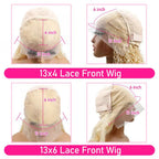 613 Blonde Body Wave Human Hair Lace Front Wig