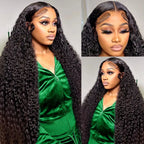 Kinky Curly Human Hair Lace Front Wig | 250% Density