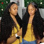 Kinky Curly Human Hair Lace Front Wig | 250% Density