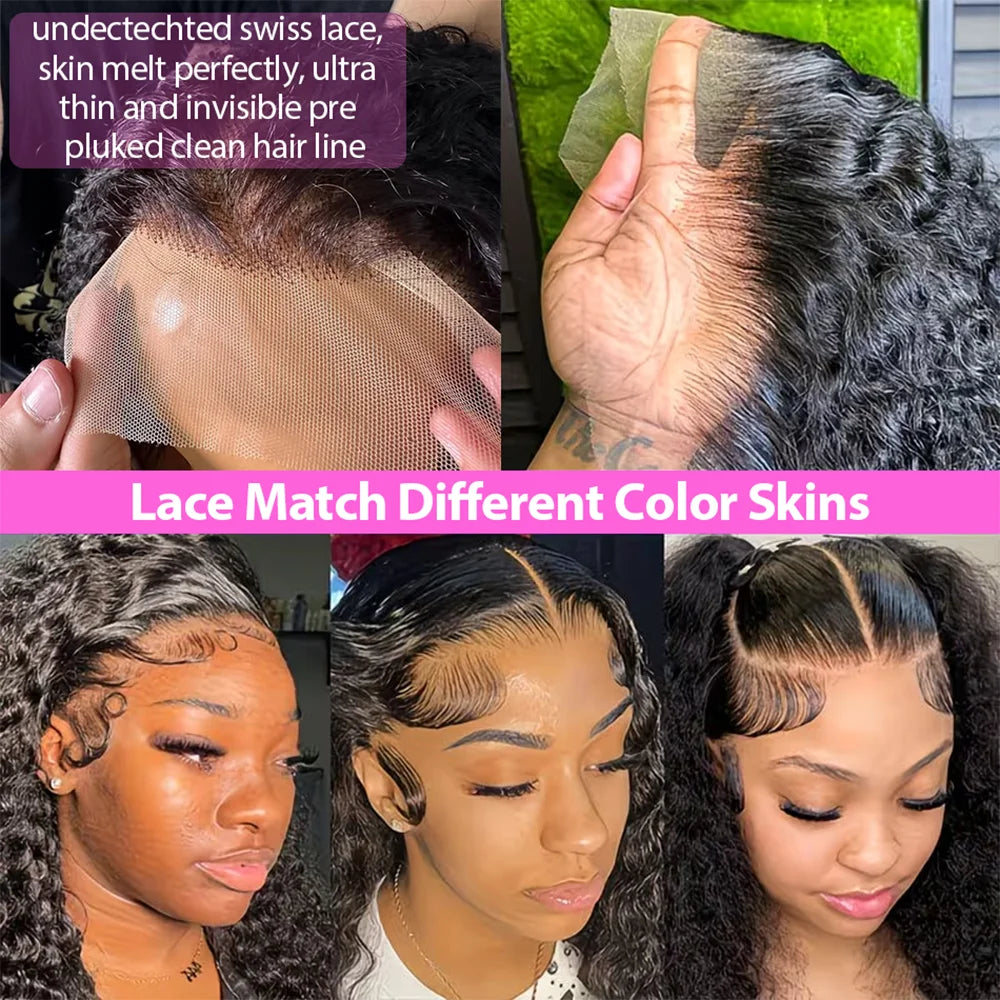 Deep Wave Human Hair Wig | HD Lace, 250% Density