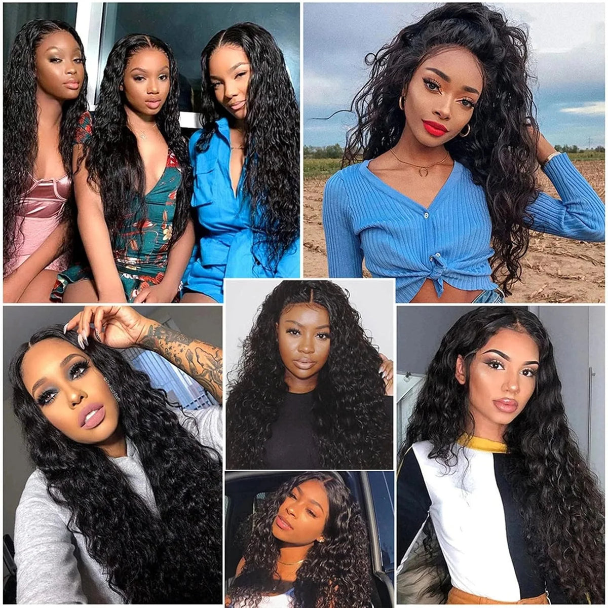 Glueless Deep Wave Human Hair Wig | HD Lace